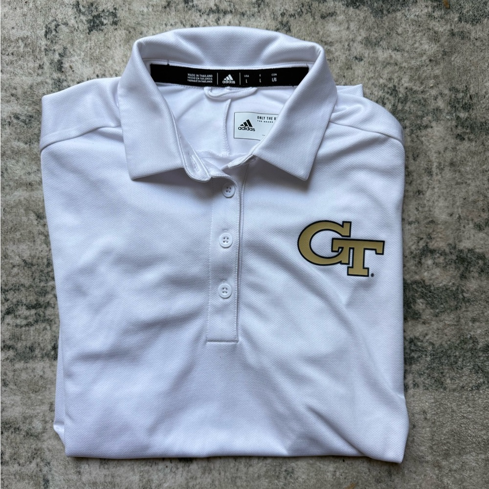 Adidas White Performance Polo